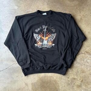 Vintage Hard Rock Cafe Atlanta black crewneck sweatshirt size medium